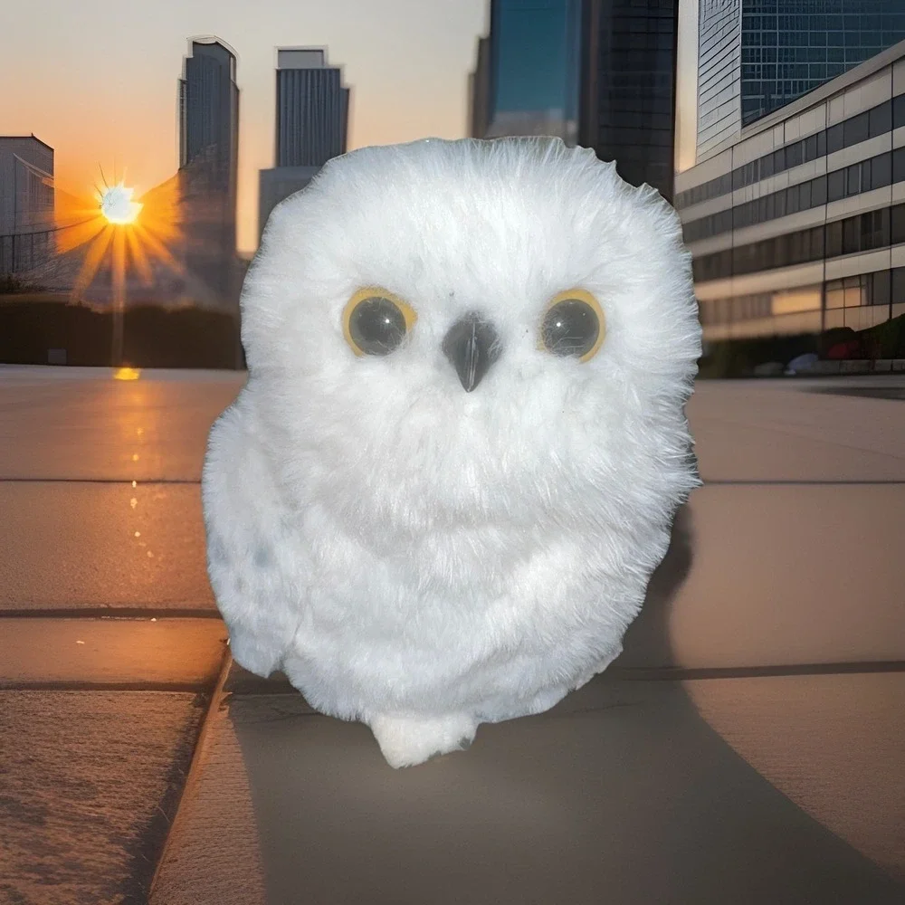 (3)Universal StudioHarry Potter Hedwig Snowy Owl Shoulder Plush Sound & Movement